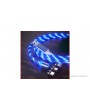 8-pin/Micro-USB/USB-C to USB 2.0 Magnetic Flowing LED Light Up Charging Cable